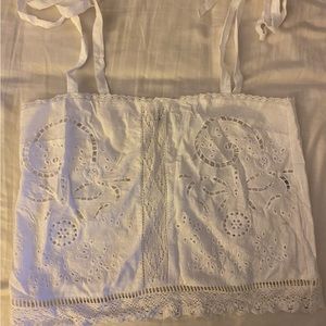 Topshop Crochet Tank Top (Size 4)
